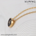 43387 fashion hot sale gold necklace designs in 2 grams delicate simple leo pendant gold plated jewelry necklace